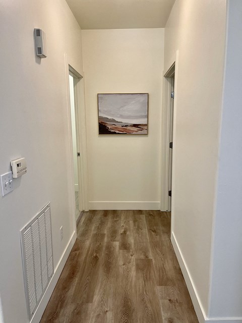 a very sunny room, sqm with a shared balcony. at Polo Villas, Bakersfield, California